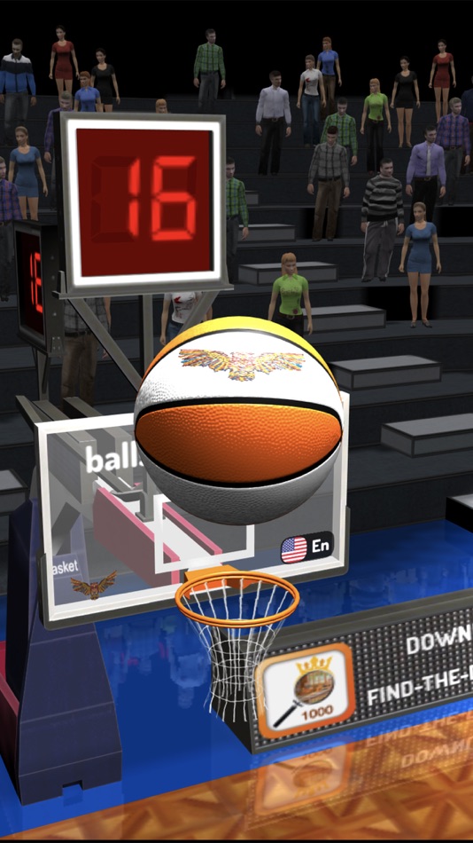 #4. Basketball 3D Shooting Contest (iOS) 由: Mobilaxy