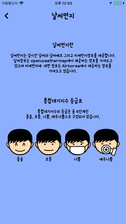 날씨먼지 - 날씨, 미세먼지