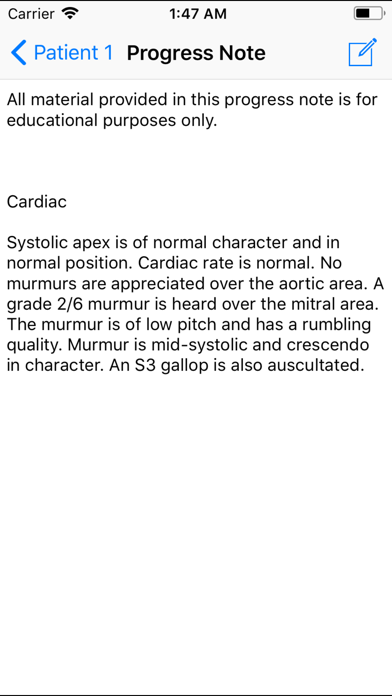 Smart Medical Apps H&P iPhone screenshot 5 - Medical app