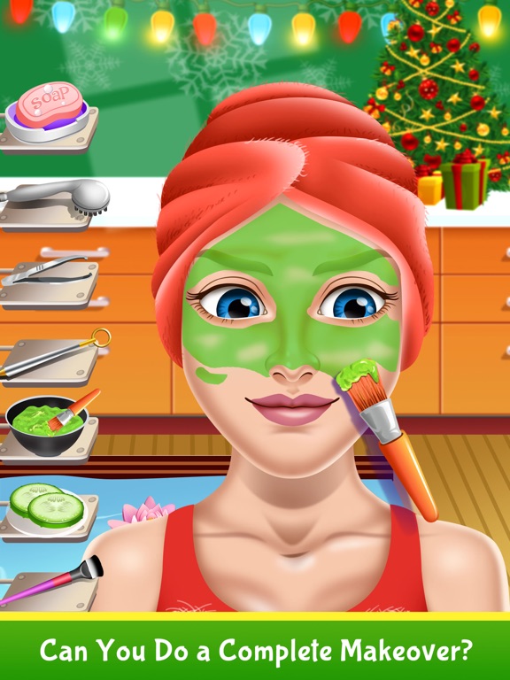 Screenshot #4 pour Christmas Hair Nail Salon Game