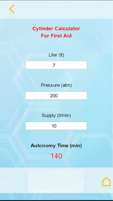 Screenshot #2 pour Oxygen Cylinder Autonomy Calc