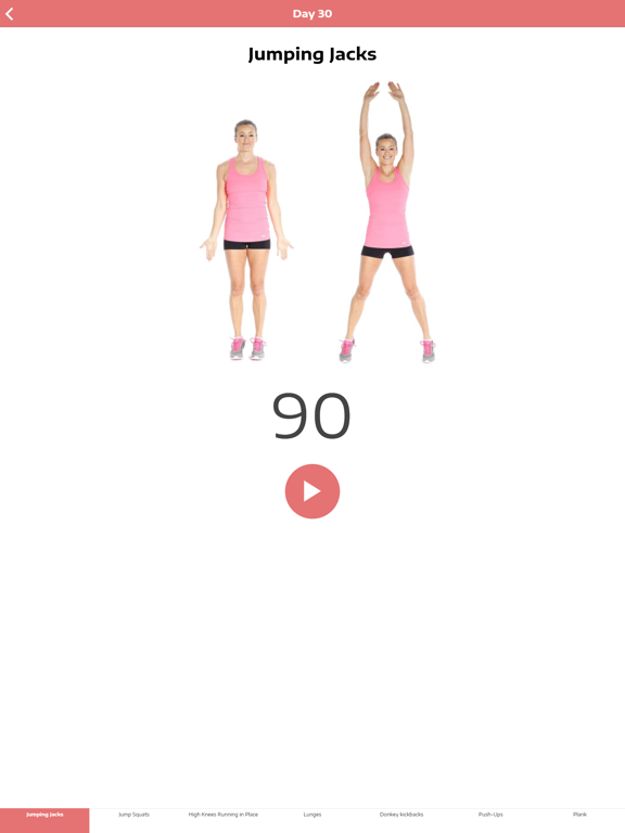 Daily Workout Plan iPad screenshot