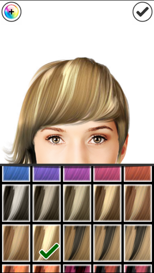 ‎Hairstyle Magic Mirror Lite Screenshot