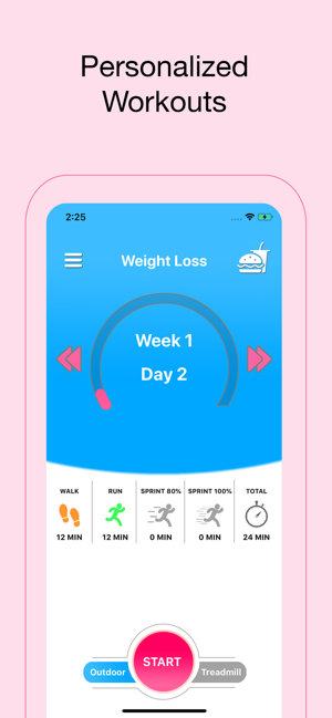 Lose Weight Running Screenshot
