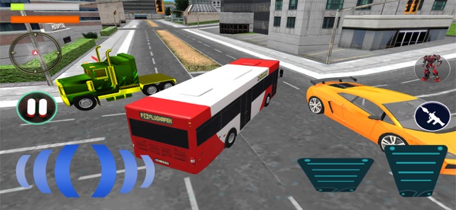 Laser Bus Robot Transform War(圖3)-速報App