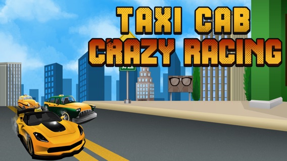 Taxi Cab Crazy Race 3Dのおすすめ画像1