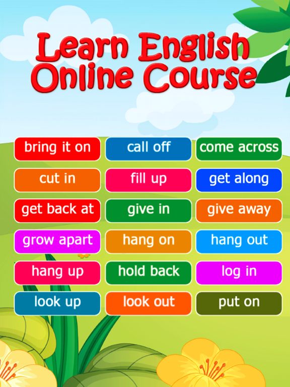 Screenshot #4 pour English Idioms Phrasal Verbs