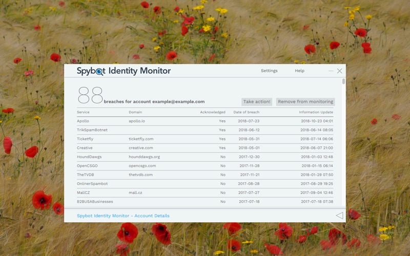 App screenshot