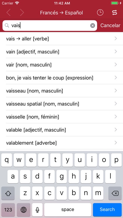 Accio: French-Spanish screenshot-3