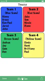 team shake iphone screenshot 2