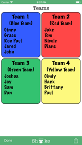 Team Shake screenshot