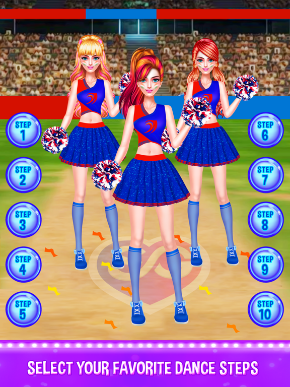 IPL Cheerleader Beauty Salon iPad screenshot