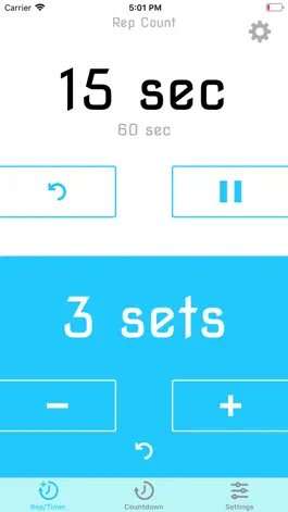 Game screenshot Rep Counter with rest timer mod apk