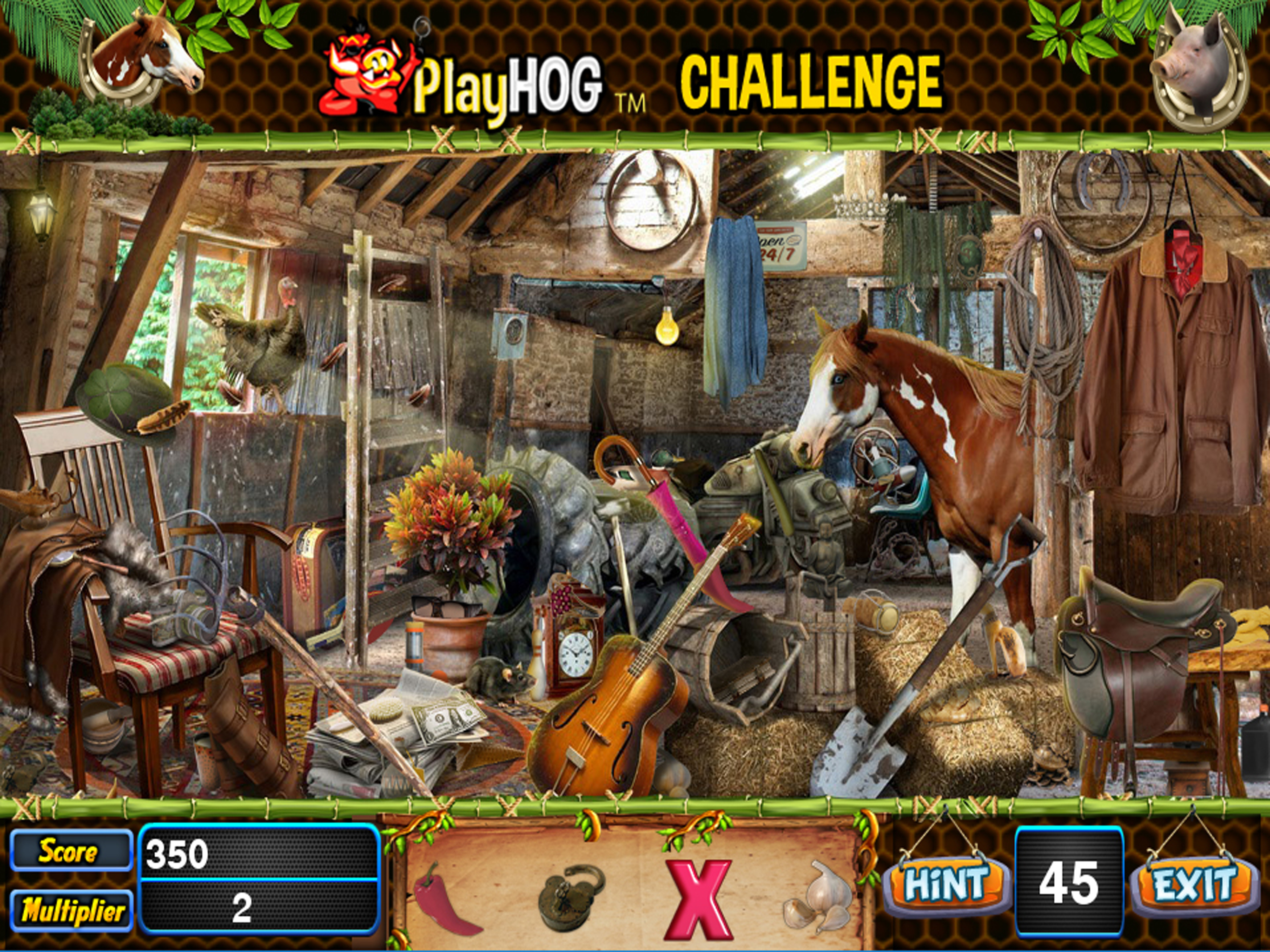 Horse Shoe Hidden Objects Game