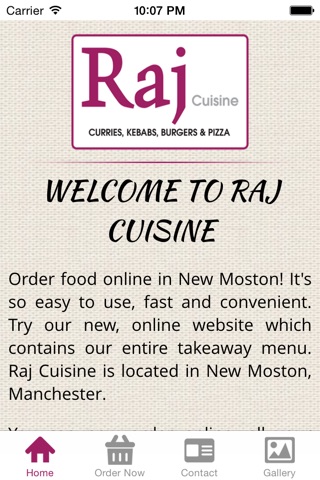 Raj Cuisine screenshot 2