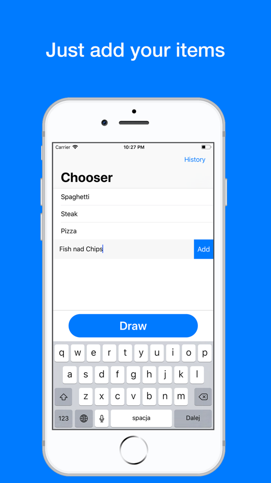 #2. Chooser - Life Randomizer (iOS) 게시자: Piotr Mackowiak