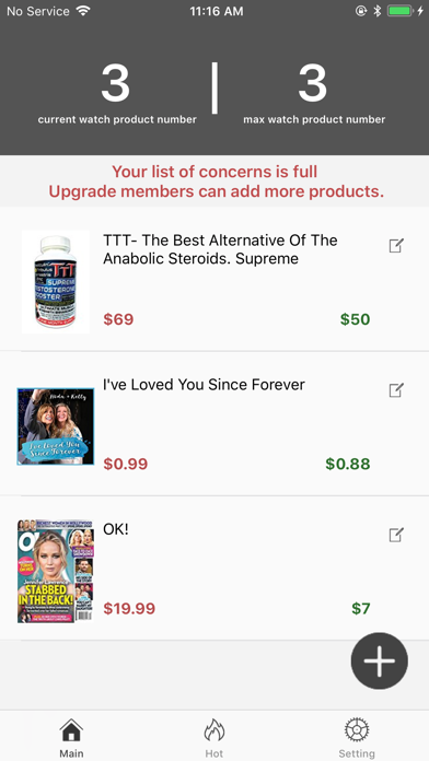 Screenshot #1 pour PriceAlert*
