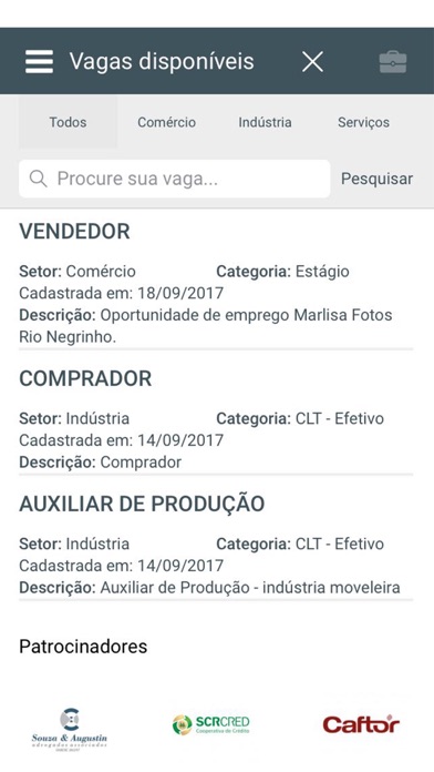 Rio Negrinho Empregos screenshot 2
