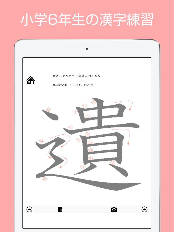 Kanji of the 6th grade of elementary school