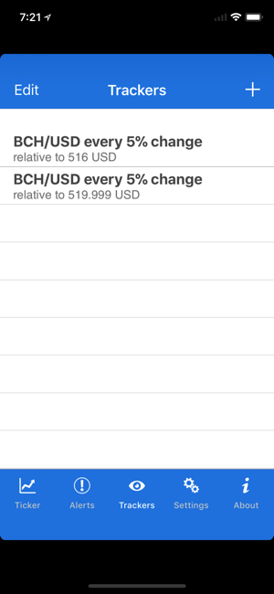 ‎BTC bitcoin price alerts Screenshot