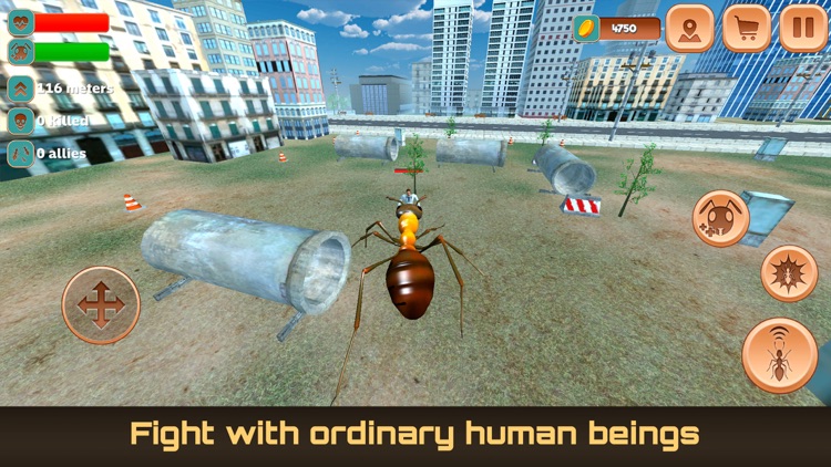 Giant Ant Aggressive City Survival