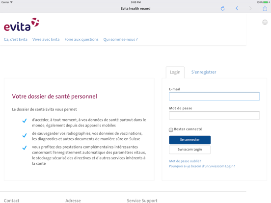 Screenshot #4 pour Dossier de santé Evita