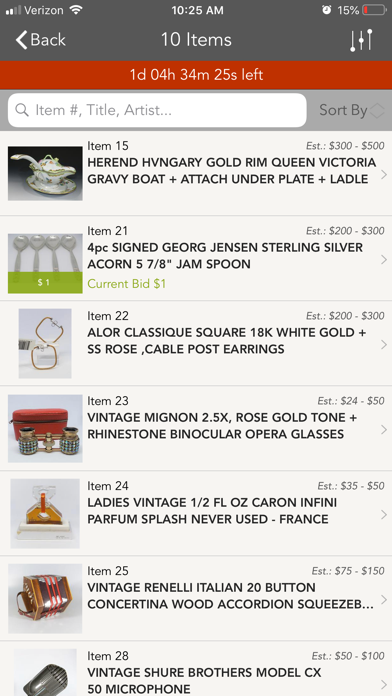 XCNTRIC Auctions screenshot 2