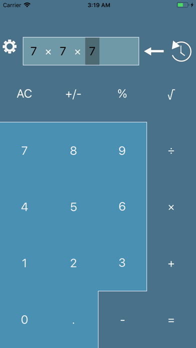 Screenshot #2 pour Rising Calculator Lite