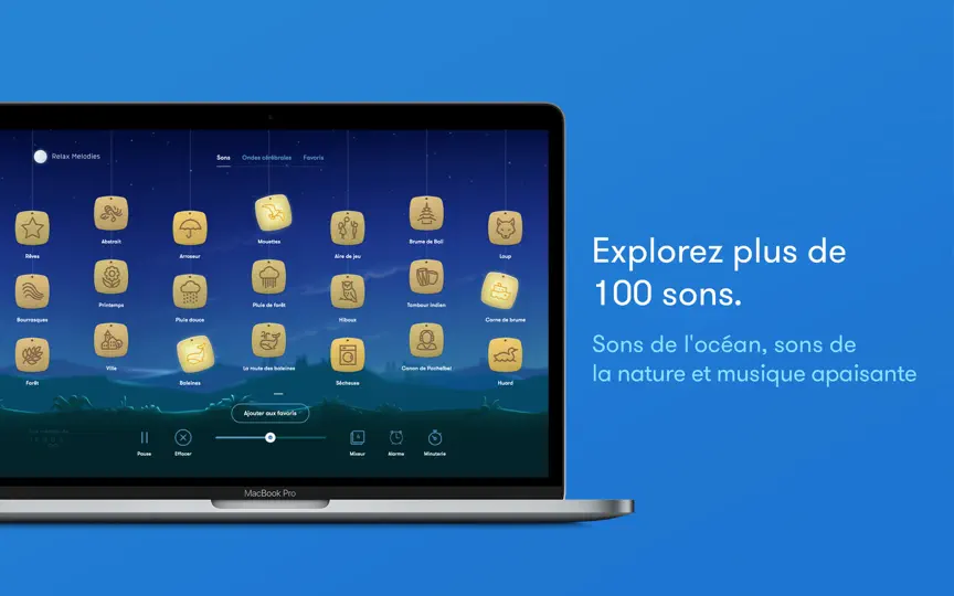Capture d'écran de Relax Melodies: Sleep Sounds sur iPhone 2