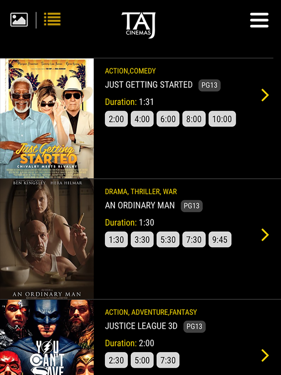 Screenshot #5 pour Taj Cinemas