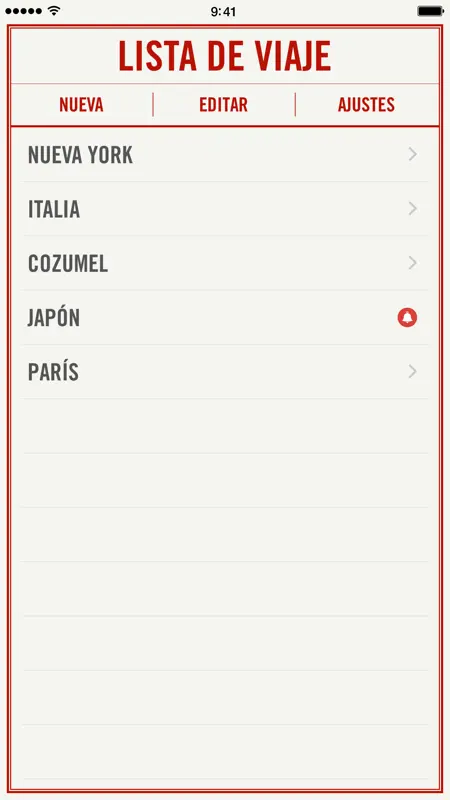 Lista de Viaje screenshot 2 of 3