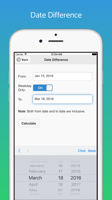 Screenshot #2 pour Date Time Calculator Free