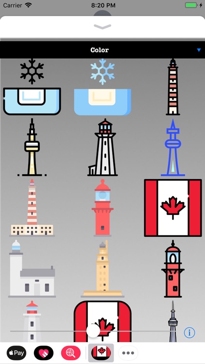 Stickers of Canada