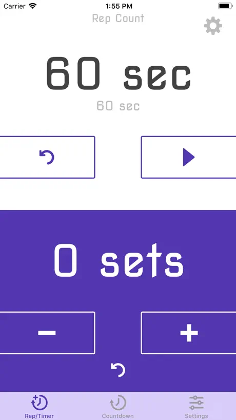 Rep Counter with rest timer