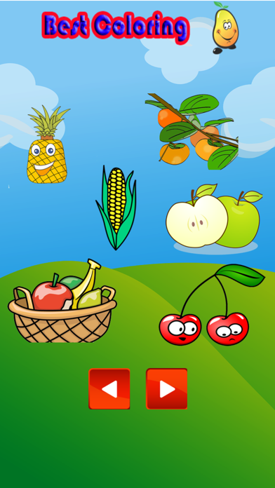 Screenshot #3 pour Peinture coloration des fruits heureux