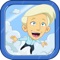 Help the little blonde guy through a dangerous journey above the clouds and watch out for all enemies
