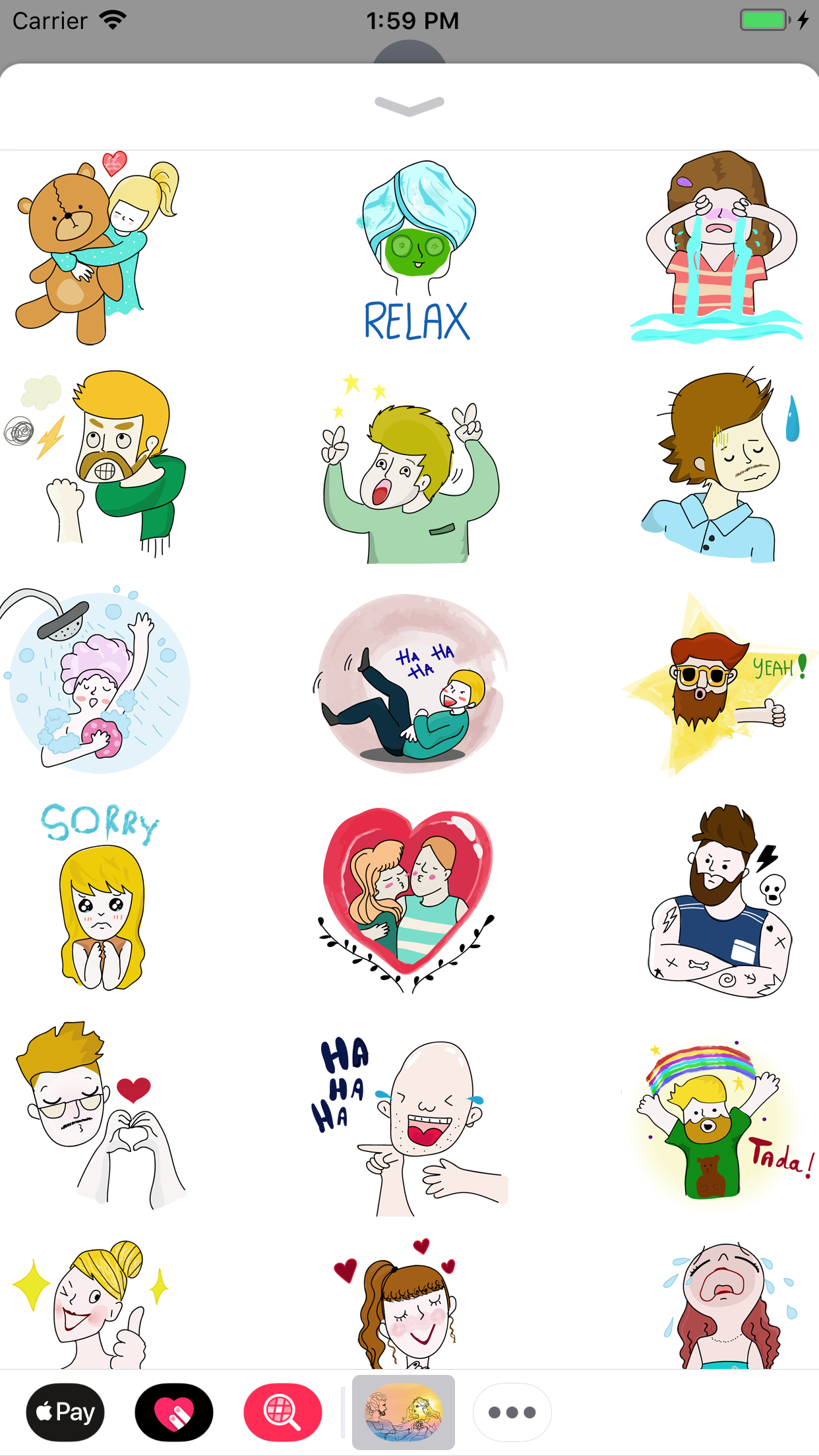 Couple Stickers For Imessage screenshot 13