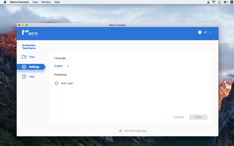 App screenshot