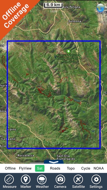 Abruzzo, Lazio e Molise National Park GPS chart screenshot-4