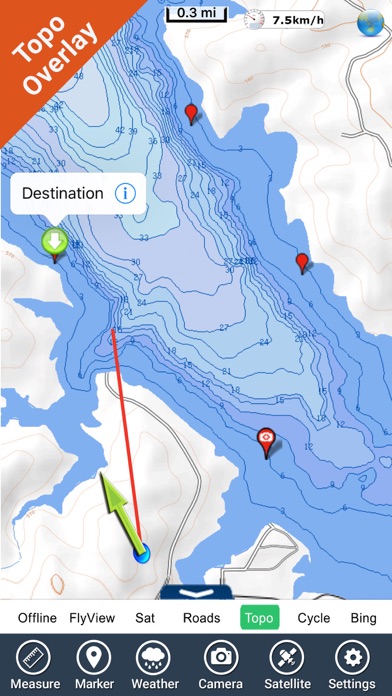 Lake Sakakawea fishing Charts screenshot 4