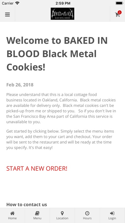 Baked In Blood Cookies & Cake