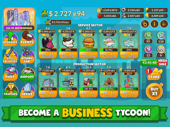 Holyday City Tycoon iPad screenshot