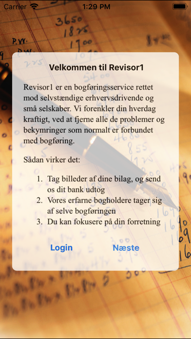 Revisor app screenshot