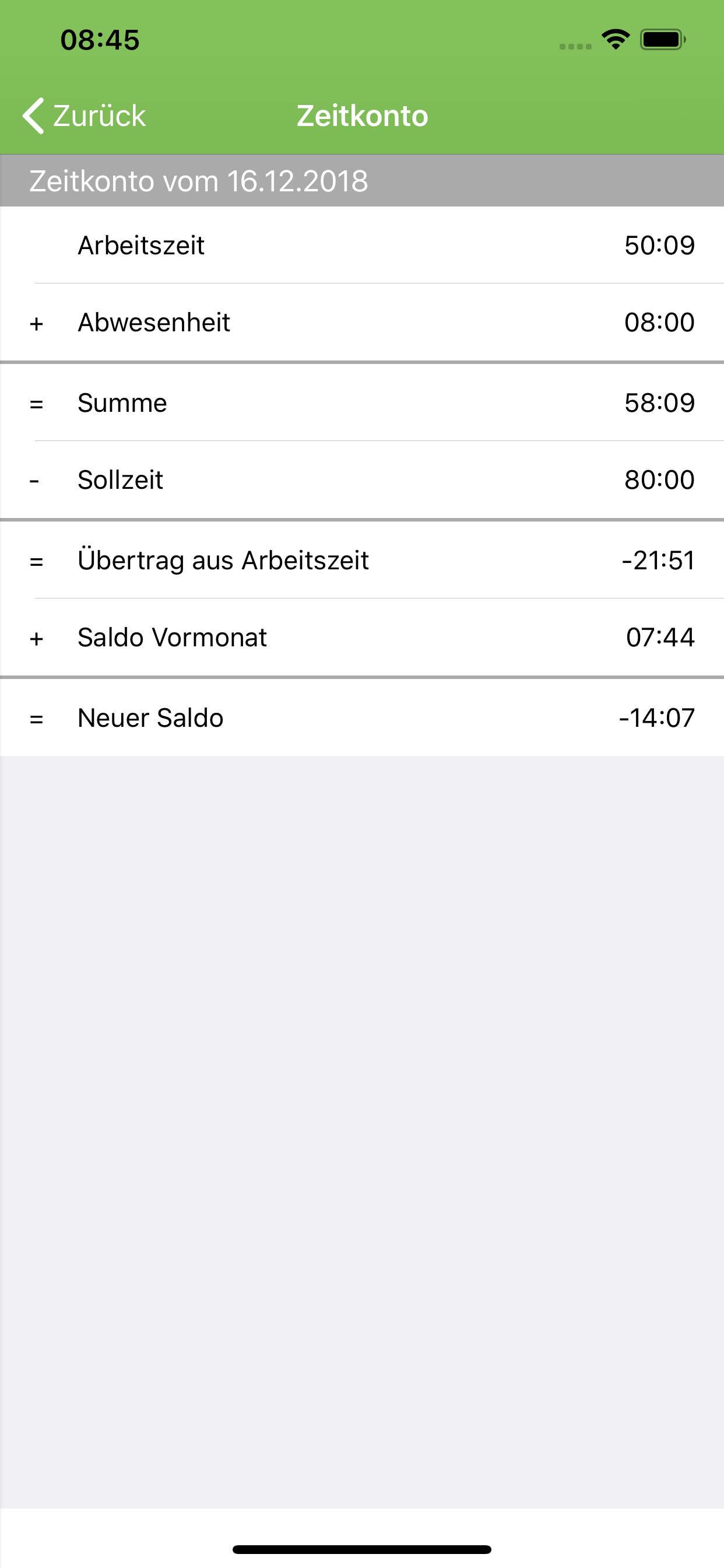 Timemaster screenshot 3