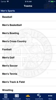 marian university athletics iphone screenshot 4