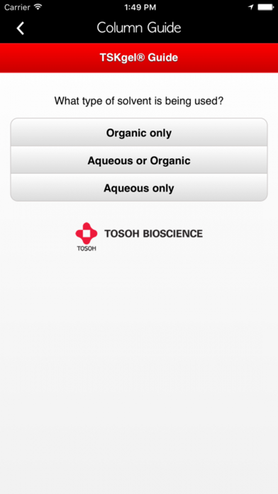 Tosoh Bioscience GPC Glossary screenshot 4