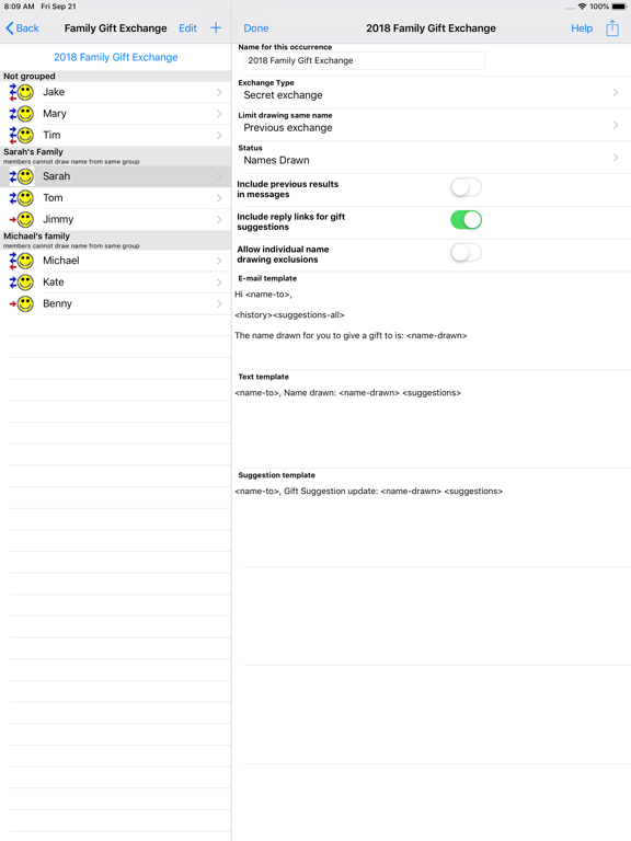 Screenshot #4 for Gift Exchange Mobile