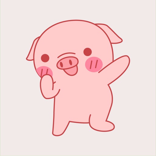 Mini Pig Animated Stickers 2
