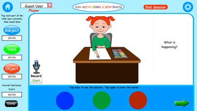 Fun with Verbs & Sentences LT iPhone screenshot