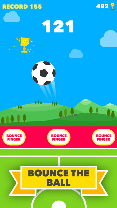 Screenshot #1 pour Bounce Finger Soccer
